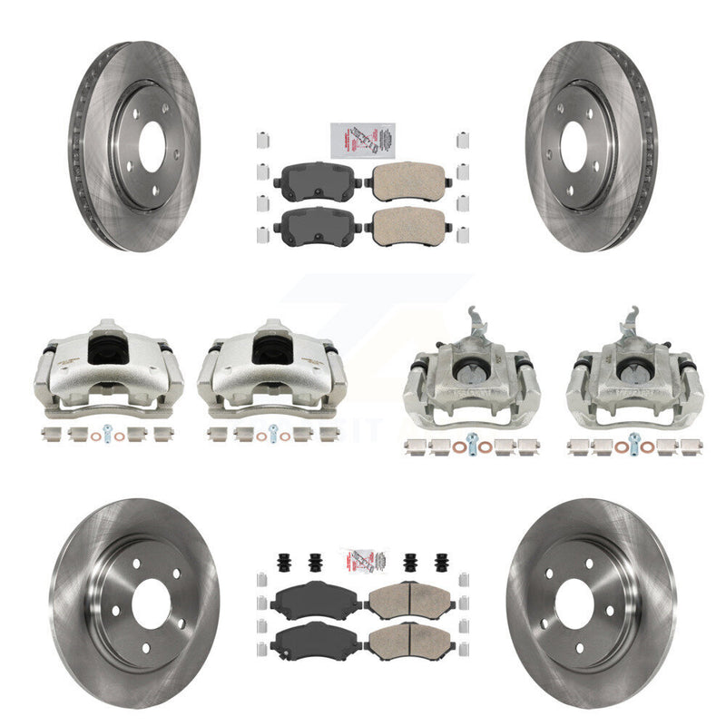 Transit Auto KC8-102665N Disc Brake Kit for 2009-2011 Dodge Journey - Front and Rear product image