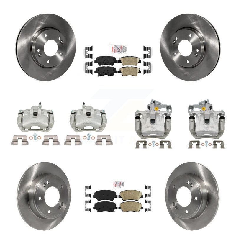 Transit Auto KC8-102668N Disc Brake Kit for 2013-2016 Hyundai Elantra GT, Kia Forte, Kia Forte5 & more - Front and Rear product image