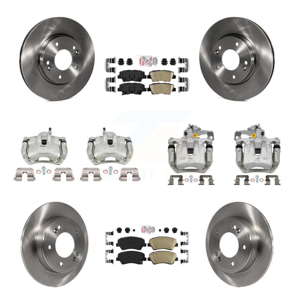 Transit Auto KC8-102669N Disc Brake Kit for 2013-2016 Hyundai Elantra GT, Kia Forte, Kia Forte5 & more - Front and Rear product image