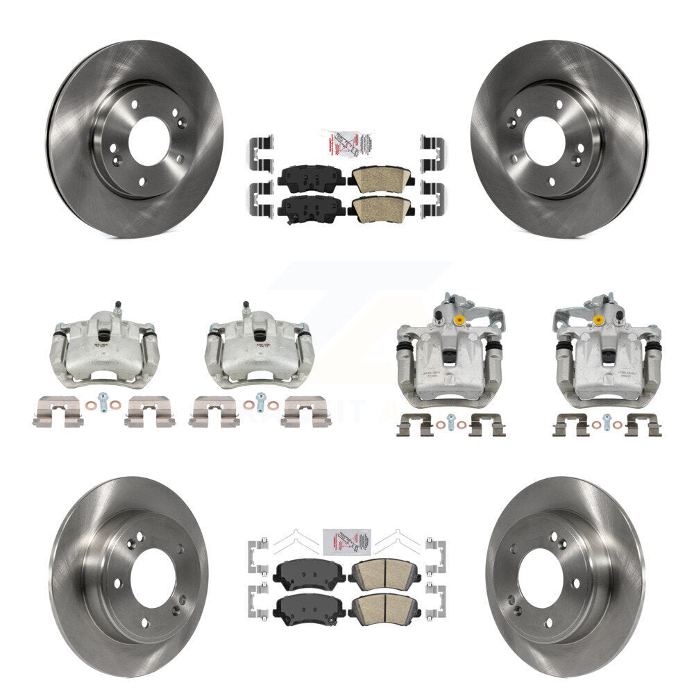 Transit Auto KC8-102677N Disc Brake Kit for 2016-2017 Kia Forte Koup, Hyundai Elantra GT - Front and Rear product image