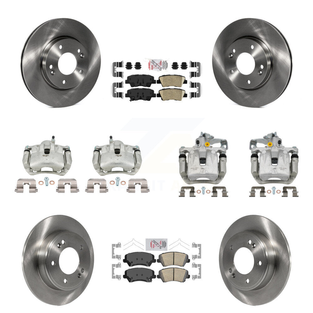 Transit Auto KC8-102678N Disc Brake Kit for 2016-2017 Kia Forte Koup, Hyundai Elantra GT - Front and Rear product image