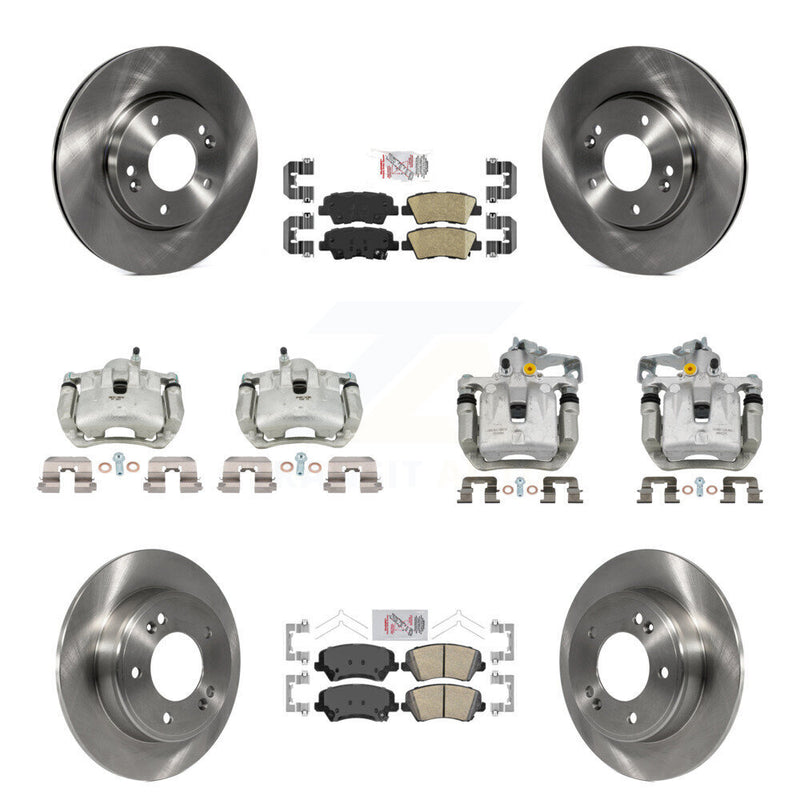 Transit Auto KC8-102679N Disc Brake Kit for 2016-2018 Hyundai Elantra GT, Kia Forte, Kia Forte5 & more - Front and Rear product image