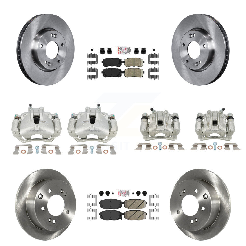 Transit Auto KC8-102686N Disc Brake Kit for 2010-2013 Kia Forte5, Kia Forte, Kia Forte Koup - Front and Rear product image