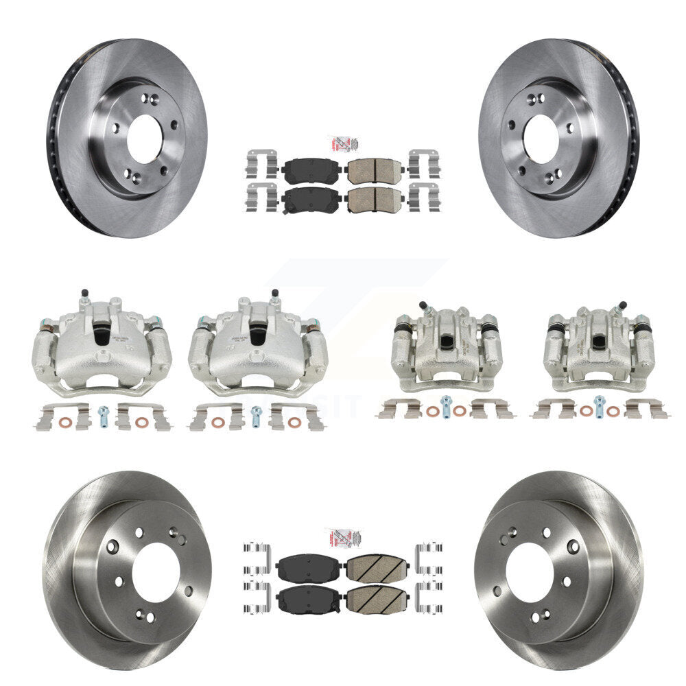 Transit Auto KC8-102687N Disc Brake Kit for 2010-2013 Kia Forte5, Kia Forte, Kia Forte Koup - Front and Rear product image
