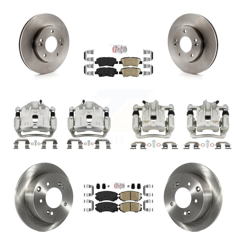 Transit Auto KC8-102697N Disc Brake Kit for 2010-2011 Kia Soul - Front and Rear product image