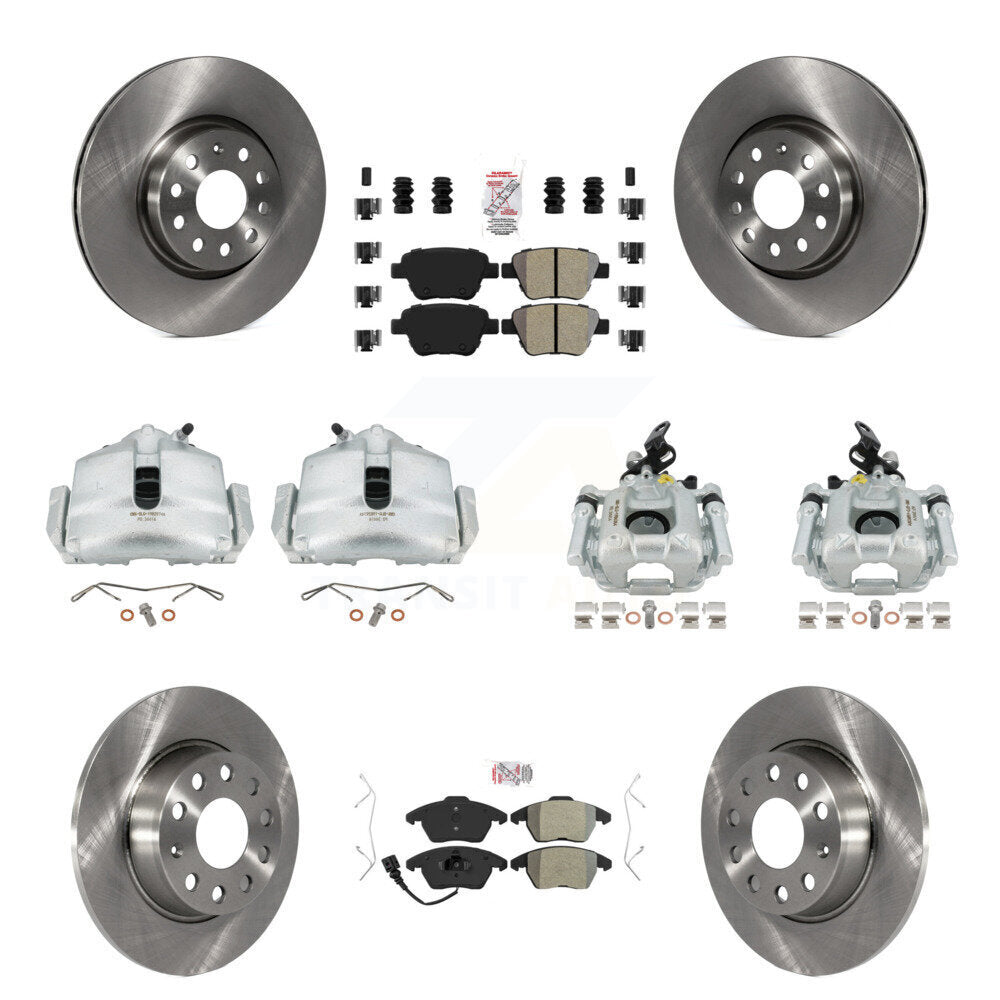 Transit Auto KC8-102705N Disc Brake Kit for 2012-2014 Volkswagen GTI - Front and Rear product image