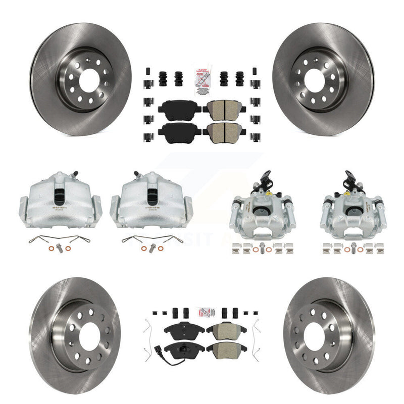 Transit Auto KC8-102706N Disc Brake Kit for 2012-2014 Volkswagen GTI - Front and Rear product image