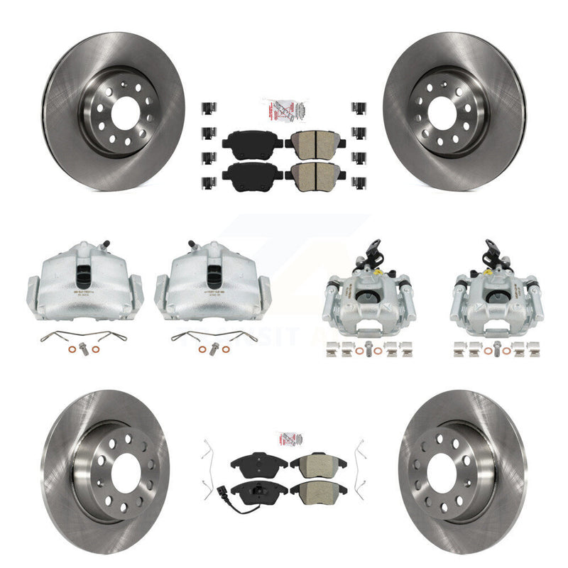 Transit Auto KC8-102707N Disc Brake Kit for 2012-2014 Volkswagen GTI - Front and Rear product image