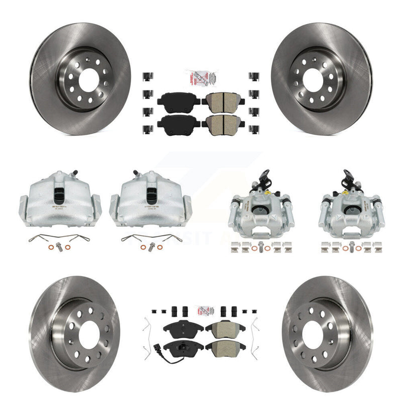 Transit Auto KC8-102708N Disc Brake Kit for 2012-2014 Volkswagen GTI - Front and Rear product image