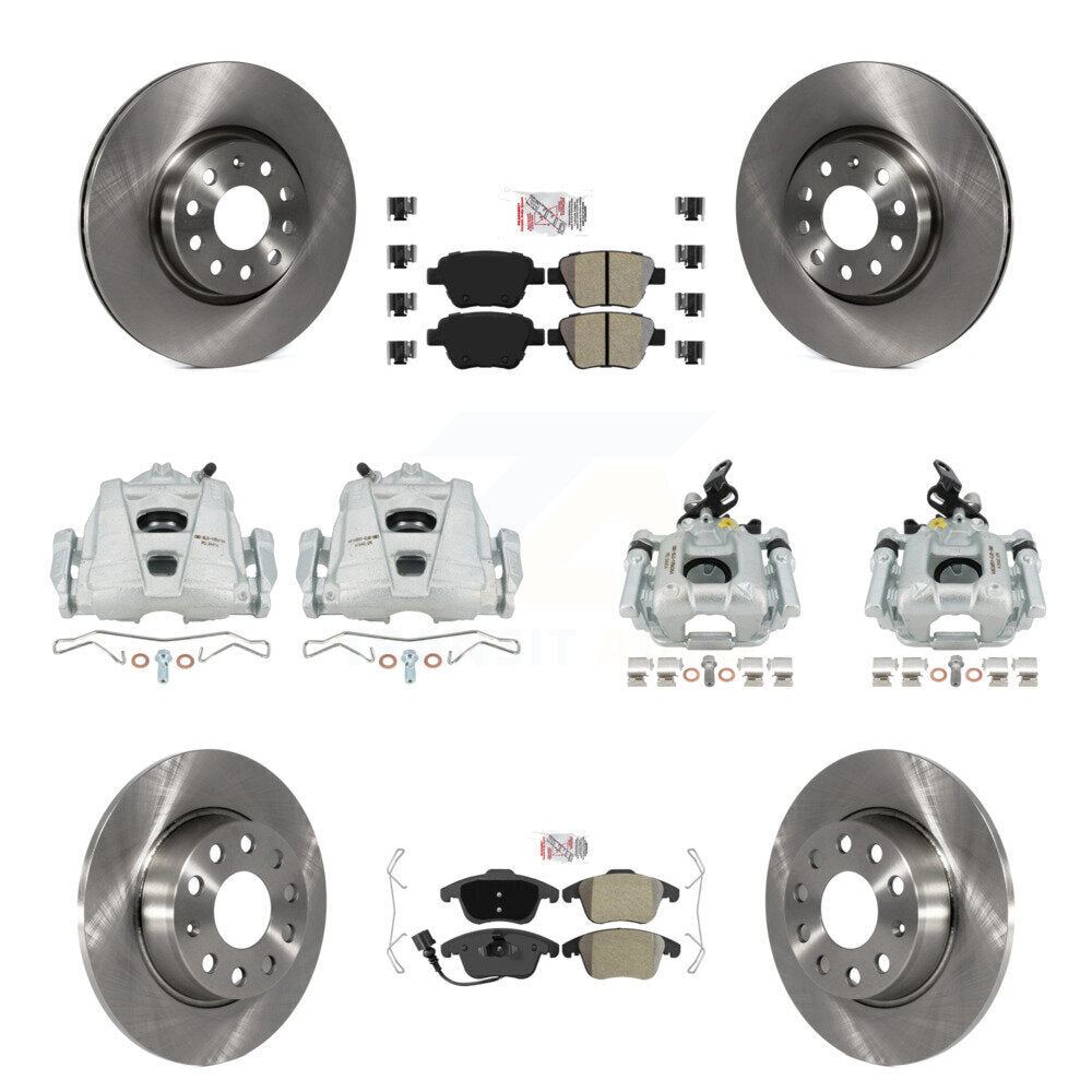 Transit Auto KC8-102714N Disc Brake Kit for 2012-2014 Volkswagen Passat - Front and Rear product image