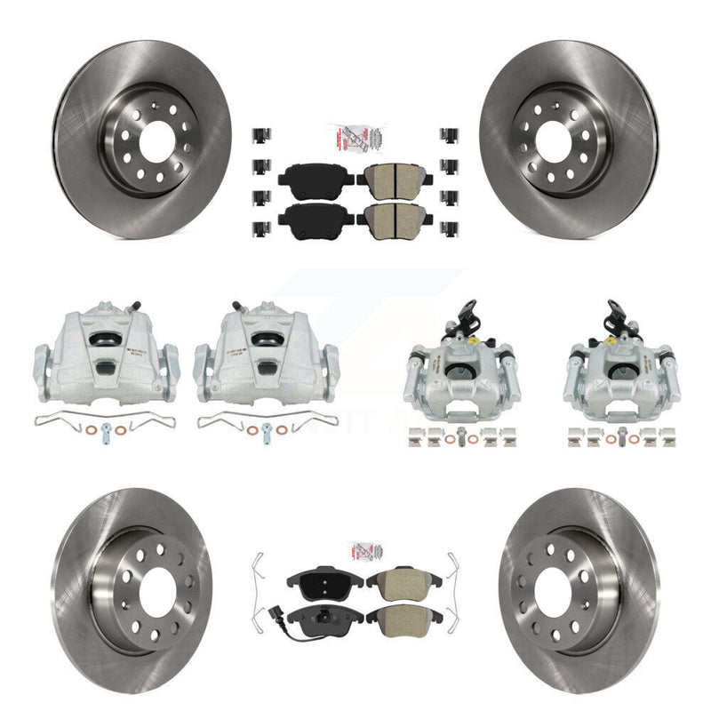 Transit Auto KC8-102714N Disc Brake Kit for 2012-2014 Volkswagen Passat - Front and Rear product image
