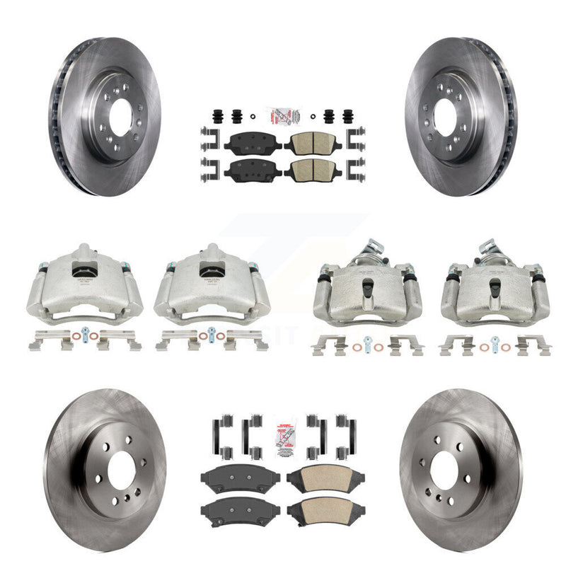 Transit Auto KC8-102724N Disc Brake Kit for 2006-2009 Buick Terraza, Chevrolet Uplander, Pontiac Montana & more - Front and Rear product image