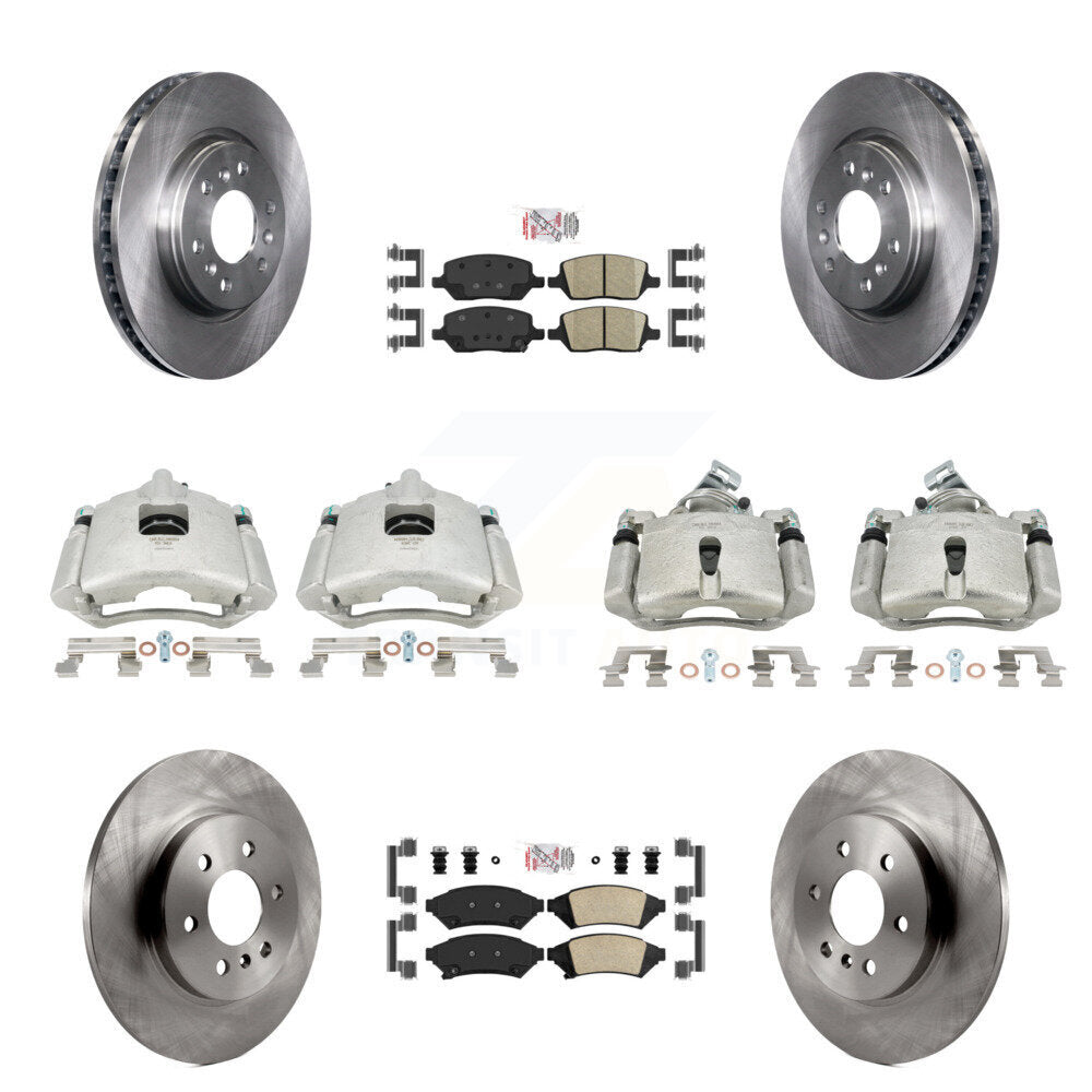 Transit Auto KC8-102725N Disc Brake Kit for 2006-2009 Buick Terraza, Chevrolet Uplander, Pontiac Montana & more - Front and Rear product image