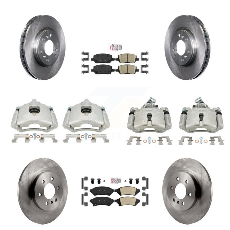 Transit Auto KC8-102725N Disc Brake Kit for 2006-2009 Buick Terraza, Chevrolet Uplander, Pontiac Montana & more - Front and Rear product image