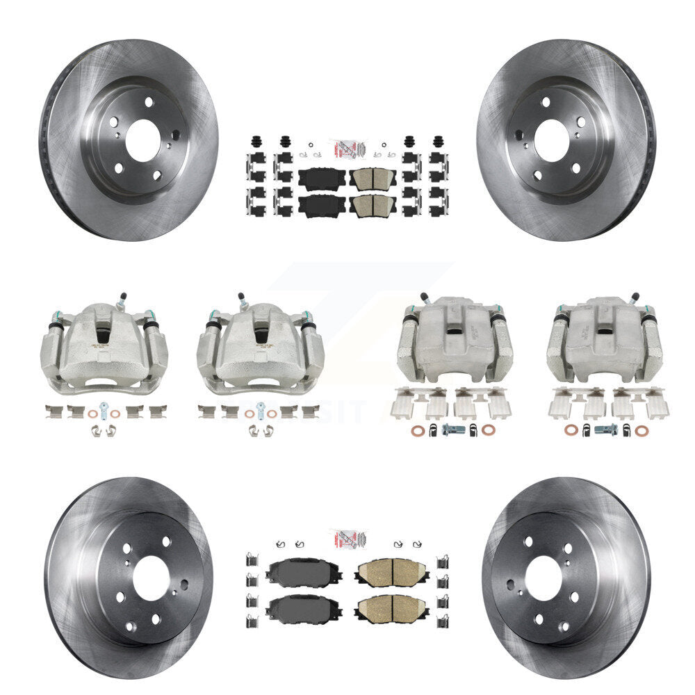 Transit Auto KC8-102728N Disc Brake Kit for 2012-2018 Toyota RAV4 - Front and Rear product image