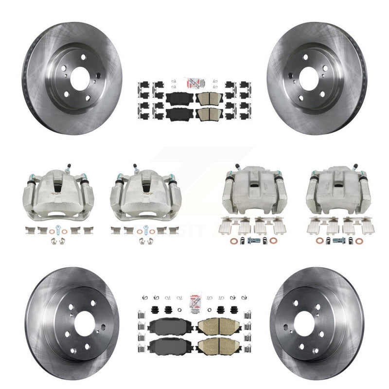 Transit Auto KC8-102729N Disc Brake Kit for 2012-2018 Toyota RAV4 - Front and Rear product image