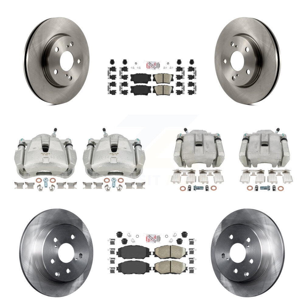 Transit Auto KC8-102739N Disc Brake Kit for 2013-2018 Toyota RAV4 - Front and Rear product image