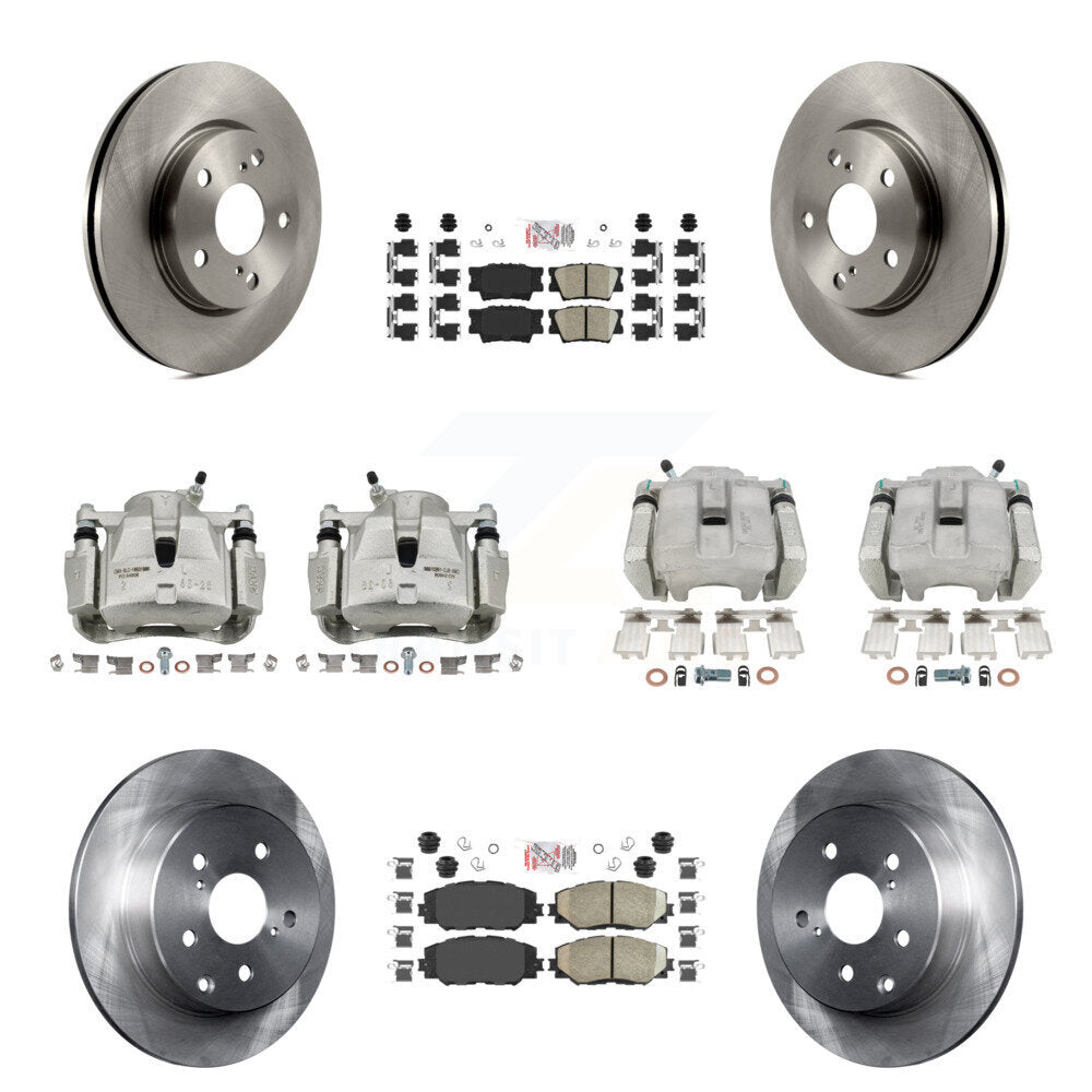 Transit Auto KC8-102743N Disc Brake Kit for 2013-2018 Toyota RAV4 - Front and Rear product image