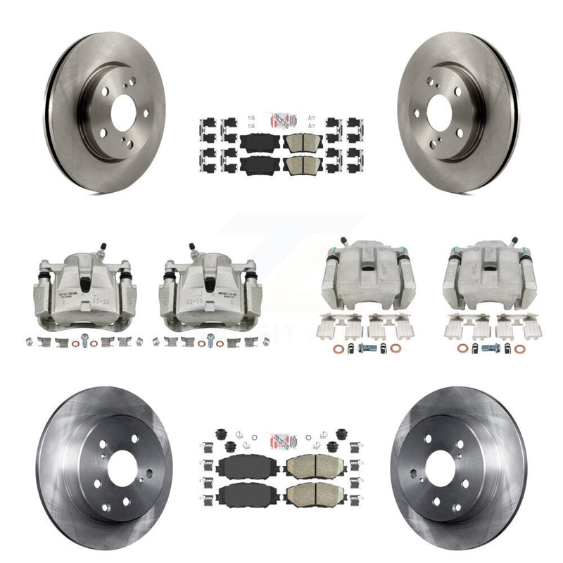 Transit Auto KC8-102745N Disc Brake Kit for 2013-2018 Toyota RAV4 - Front and Rear product image