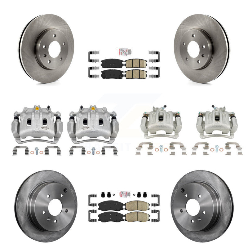 Transit Auto KC8-102762N Disc Brake Kit for 2007-2015 Chevrolet Captiva Sport, Saturn Vue, Chevrolet Equinox & more - Front and Rear product image