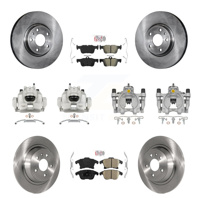 Transit Auto KC8-102771N Disc Brake Kit for 2013-2020 Ford Fusion, Lincoln MKZ - Front and Rear product image