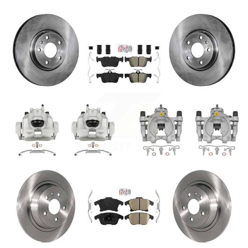 Transit Auto KC8-102773N Disc Brake Kit for 2013-2020 Ford Fusion, Lincoln MKZ - Front and Rear product image