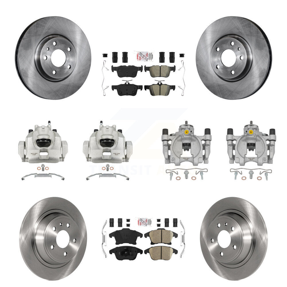 Transit Auto KC8-102774N Disc Brake Kit for 2013-2020 Ford Fusion, Lincoln MKZ - Front and Rear product image