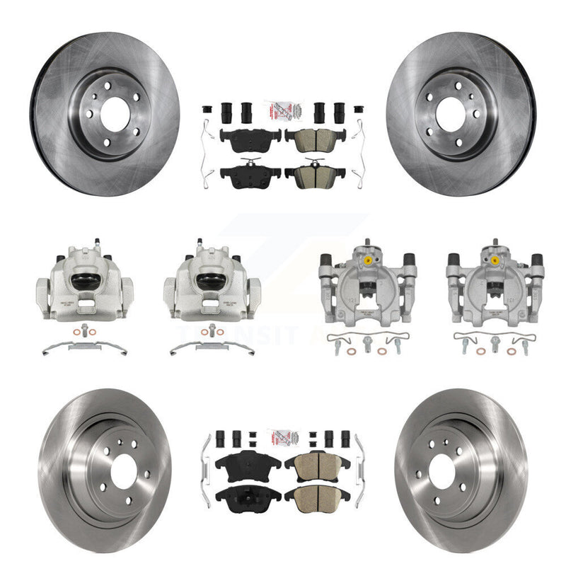 Transit Auto KC8-102774N Disc Brake Kit for 2013-2020 Ford Fusion, Lincoln MKZ - Front and Rear product image