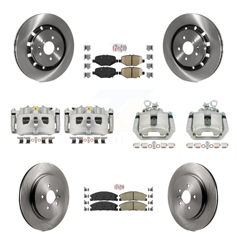 Transit Auto KC8-102789N Disc Brake Kit for 2013-2019 Ford Taurus, Ford Explorer, Ford Special Service Police Sedan & more - Front and Rear product image
