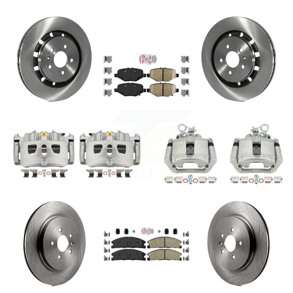 Transit Auto KC8-102790N Disc Brake Kit for 2013-2019 Ford Taurus, Ford Explorer, Ford Special Service Police Sedan & more - Front and Rear product image