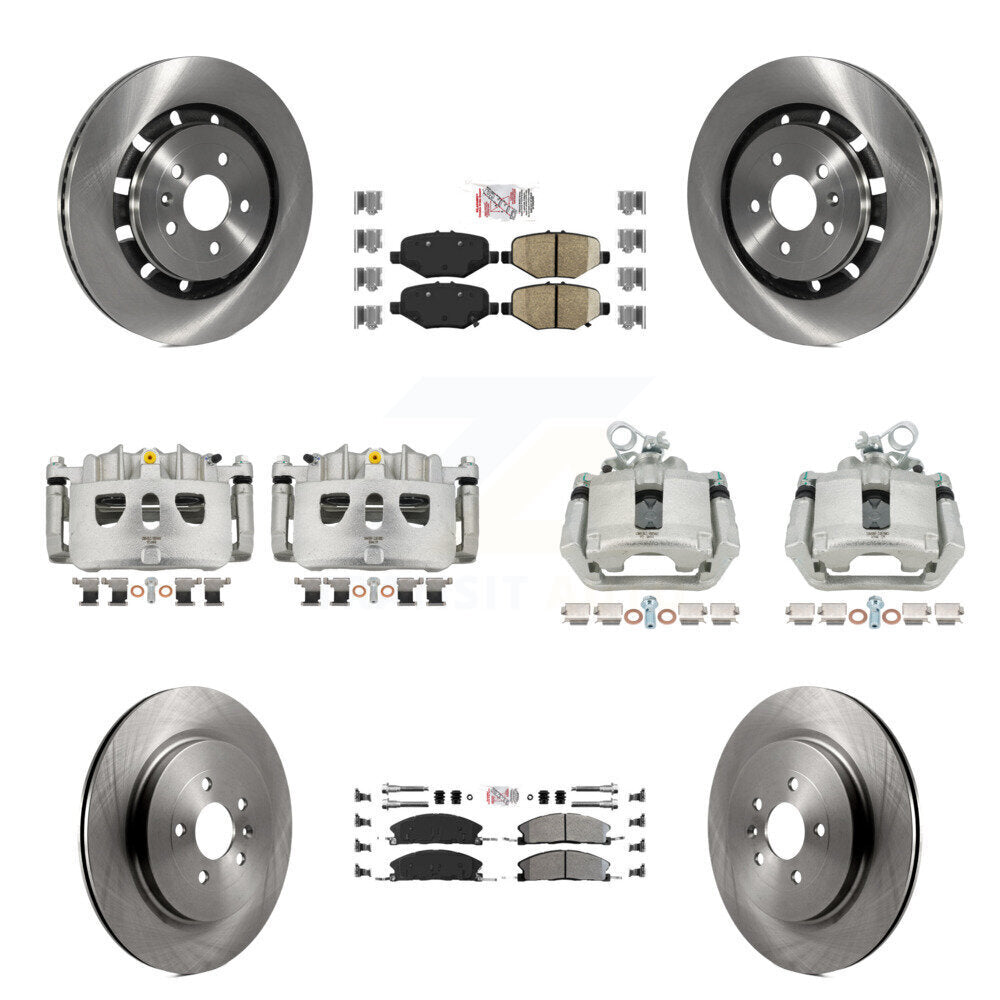 Transit Auto KC8-102791N Disc Brake Kit for 2013-2019 Ford Taurus, Ford Explorer, Ford Special Service Police Sedan & more - Front and Rear product image