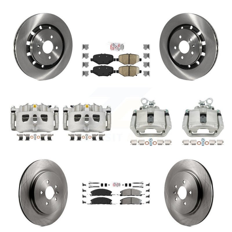 Transit Auto KC8-102791N Disc Brake Kit for 2013-2019 Ford Taurus, Ford Explorer, Ford Special Service Police Sedan & more - Front and Rear product image