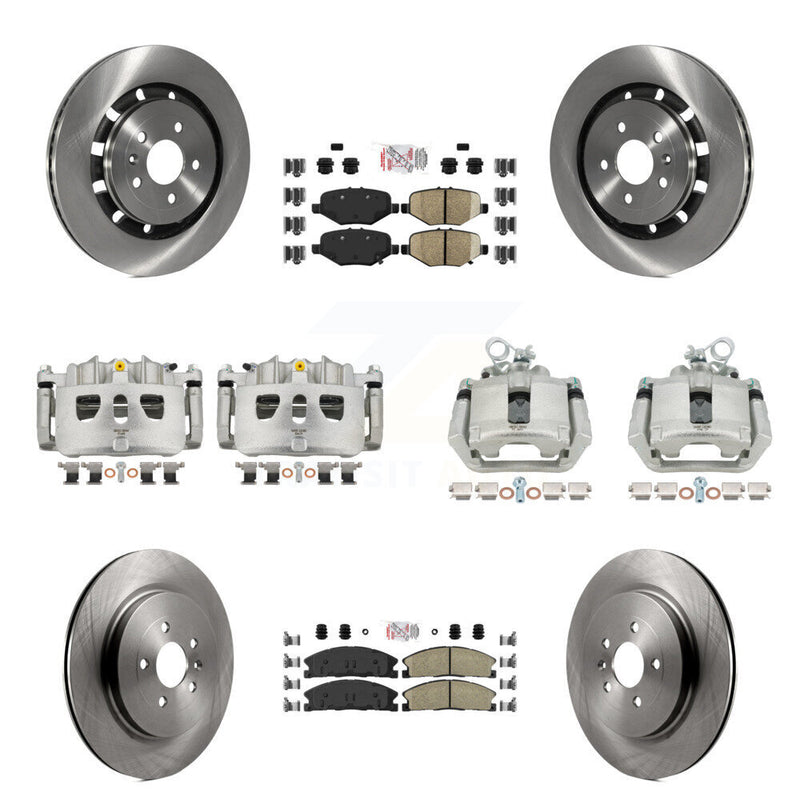Transit Auto KC8-102793N Disc Brake Kit for 2013-2019 Ford Taurus, Ford Explorer, Ford Special Service Police Sedan & more - Front and Rear product image