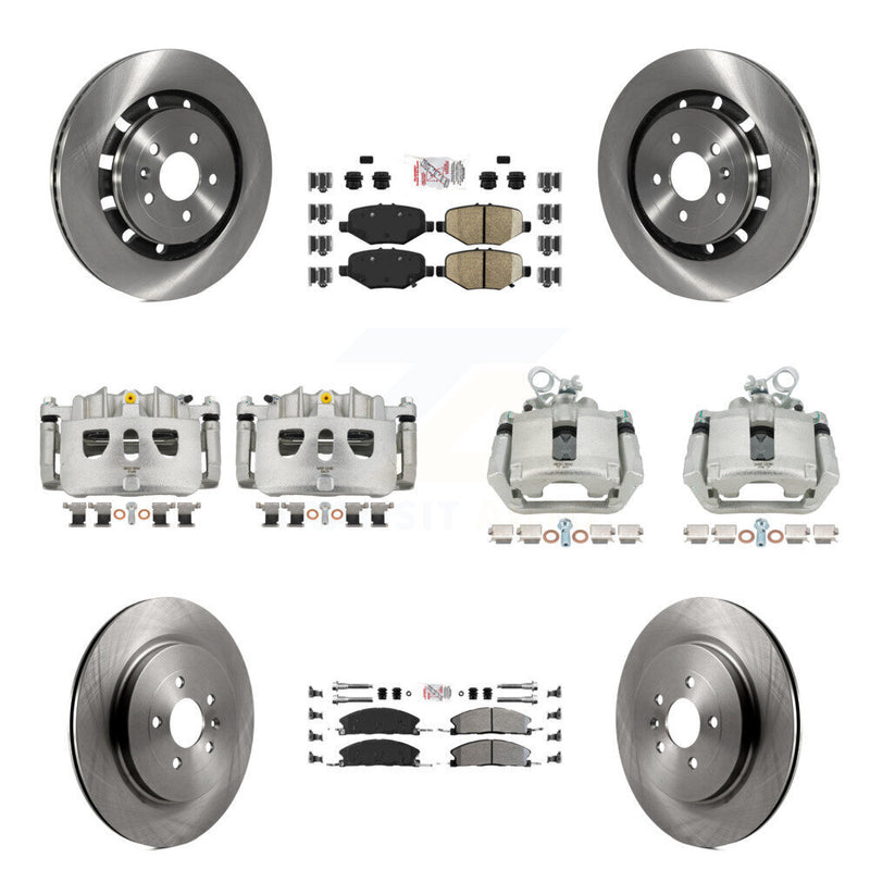 Transit Auto KC8-102794N Disc Brake Kit for 2013-2019 Ford Taurus, Ford Explorer, Ford Special Service Police Sedan & more - Front and Rear product image