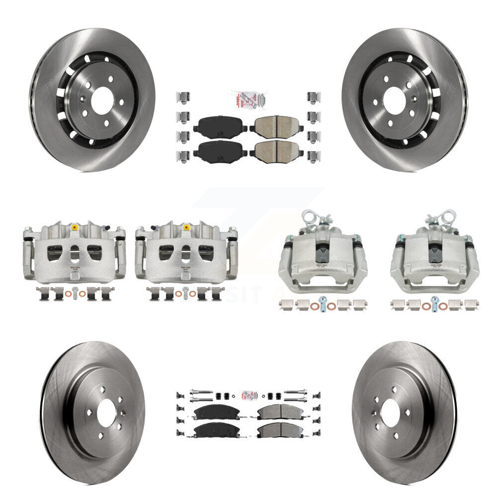 Transit Auto KC8-102797N Disc Brake Kit for 2013-2019 Ford Taurus, Ford Explorer, Lincoln MKS & more - Front and Rear product image