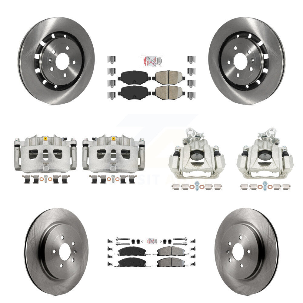 Transit Auto KC8-102811N Disc Brake Kit for 2016 Lincoln MKS - Front and Rear product image