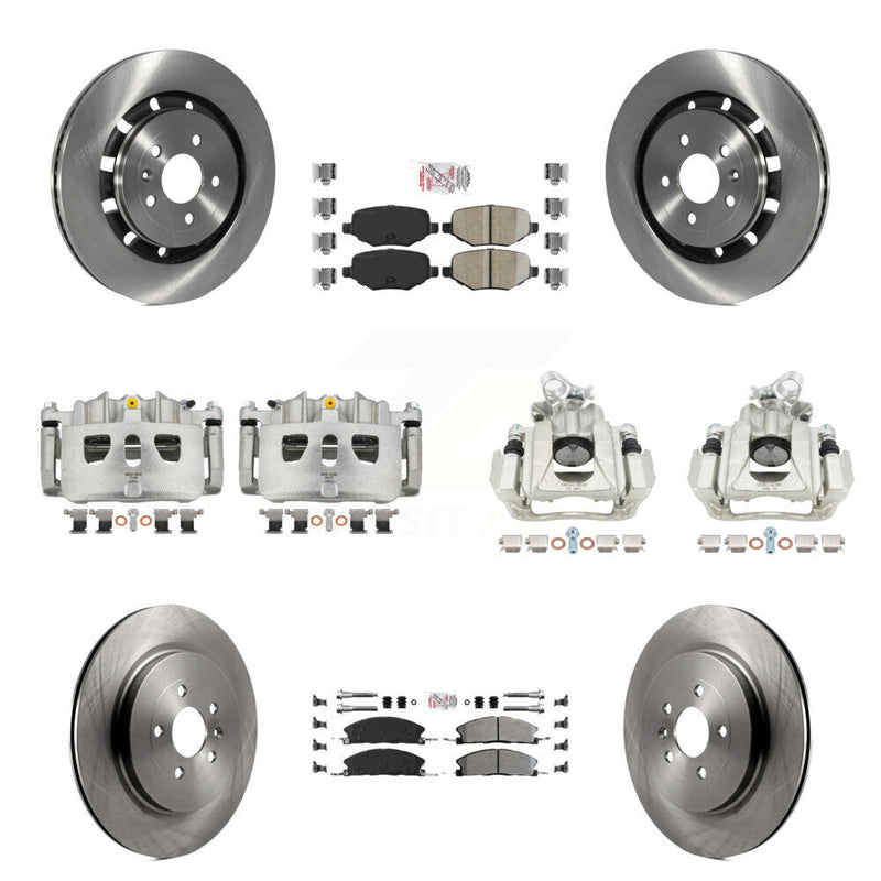 Transit Auto KC8-102811N Disc Brake Kit for 2016 Lincoln MKS - Front and Rear product image