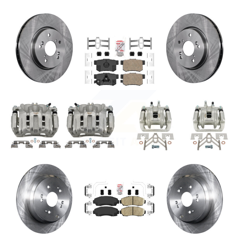 Transit Auto KC8-102817N Disc Brake Kit for 2007-2012 Acura RDX, Honda CR-V - Front and Rear product image