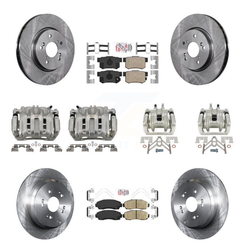 Transit Auto KC8-102822N Disc Brake Kit for 2007-2012 Acura RDX - Front and Rear product image