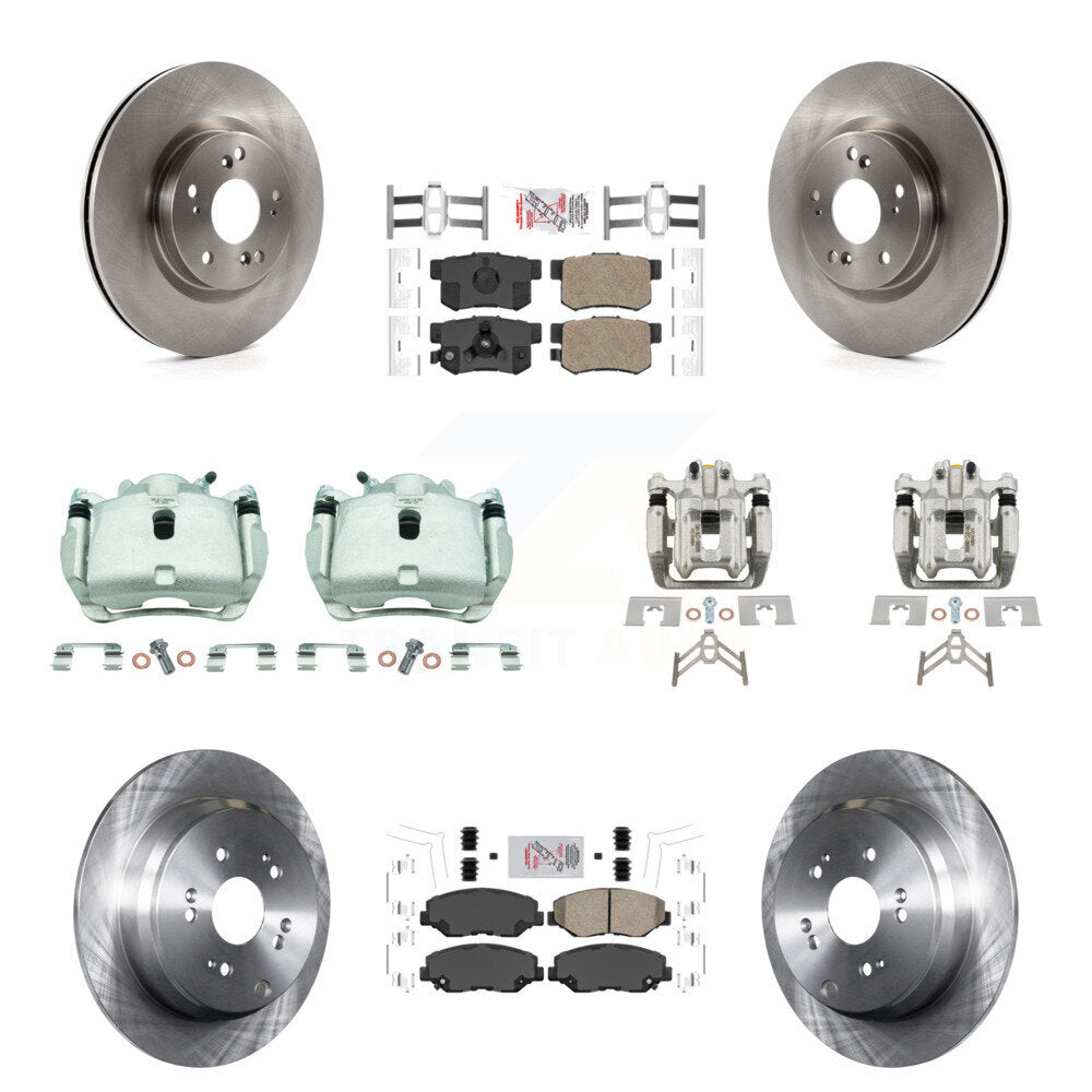 Transit Auto KC8-102824N Disc Brake Kit for 2012-2016 Honda CR-V - Front and Rear product image
