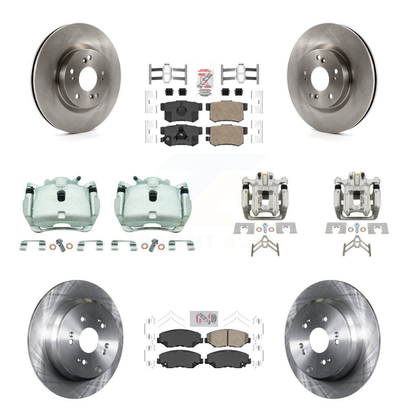 Transit Auto KC8-102825N Disc Brake Kit for 2012-2016 Honda CR-V - Front and Rear product image