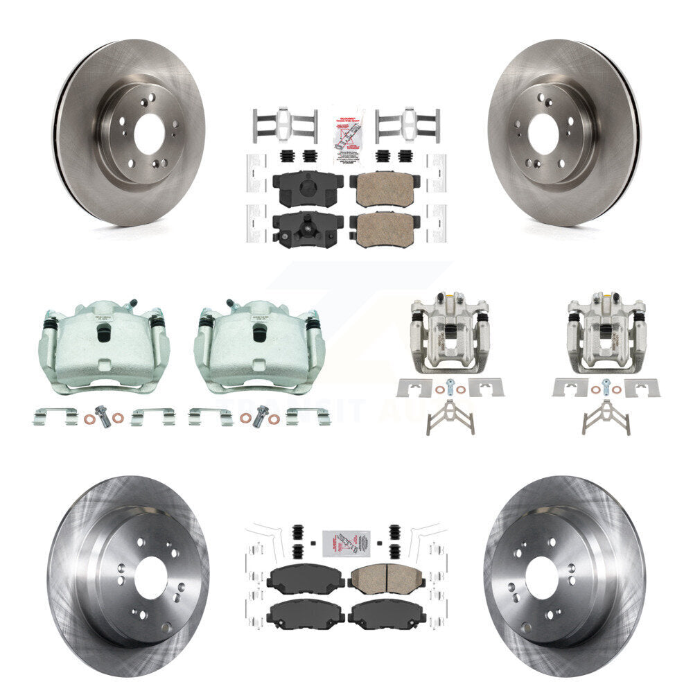 Transit Auto KC8-102826N Disc Brake Kit for 2012-2016 Honda CR-V - Front and Rear product image