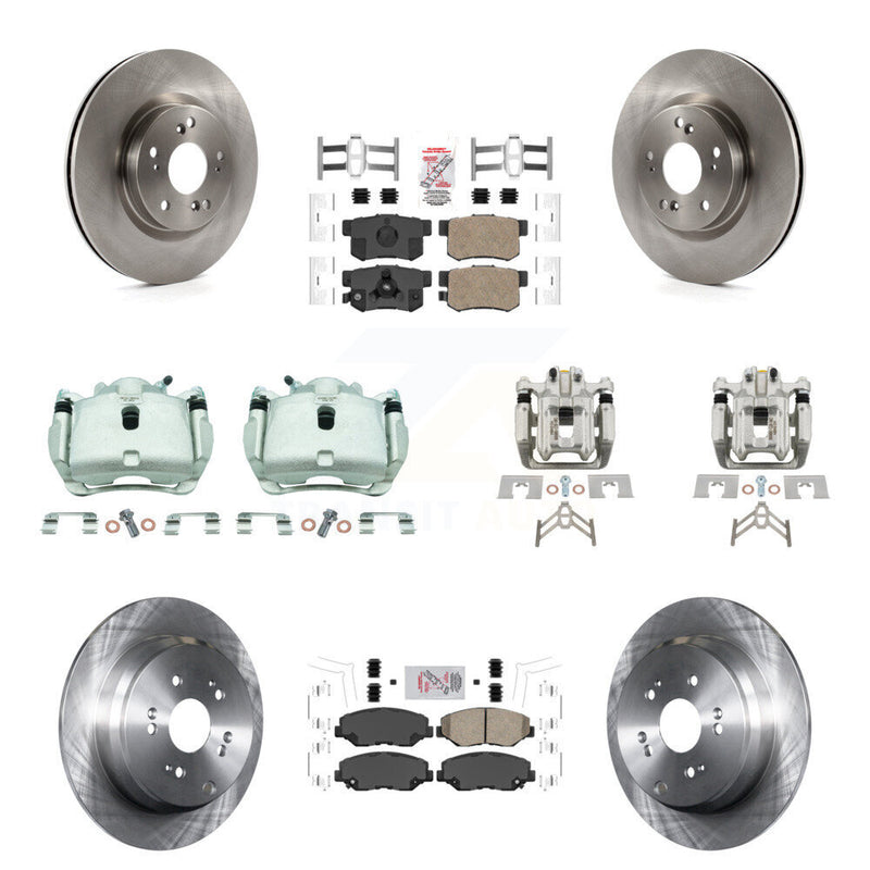 Transit Auto KC8-102826N Disc Brake Kit for 2012-2016 Honda CR-V - Front and Rear product image