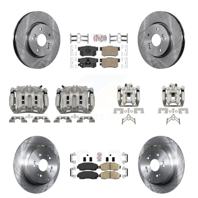 Transit Auto KC8-102827N Disc Brake Kit for 2007-2016 Honda CR-V - Front and Rear product image