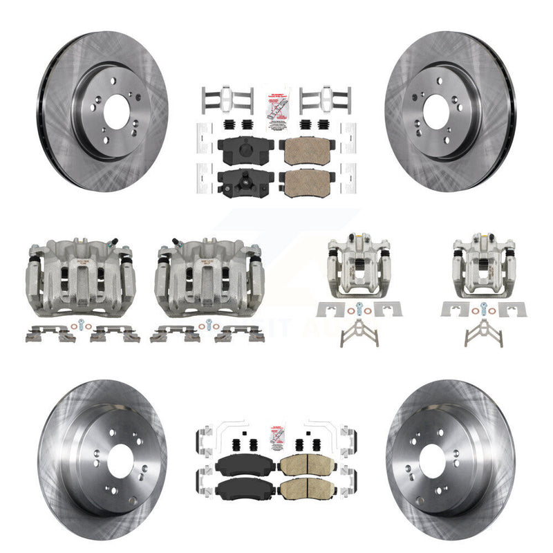 Transit Auto KC8-102829N Disc Brake Kit for 2007-2016 Honda CR-V - Front and Rear product image