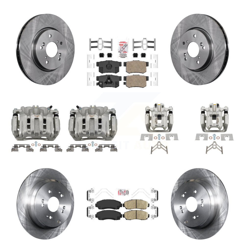 Transit Auto KC8-102830N Disc Brake Kit for 2007-2016 Honda CR-V - Front and Rear product image