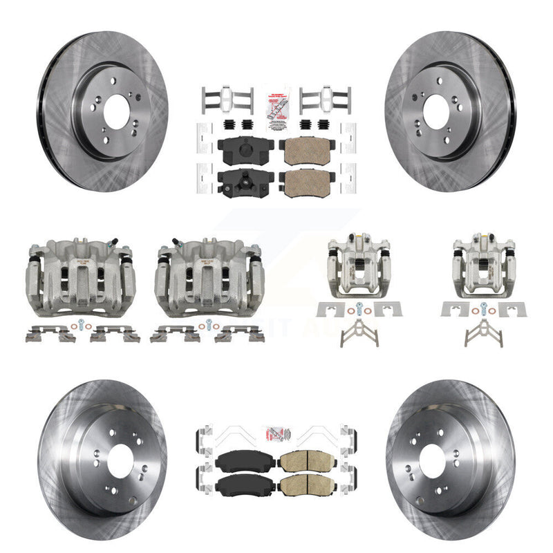 Transit Auto KC8-102830N Disc Brake Kit for 2007-2016 Honda CR-V - Front and Rear product image