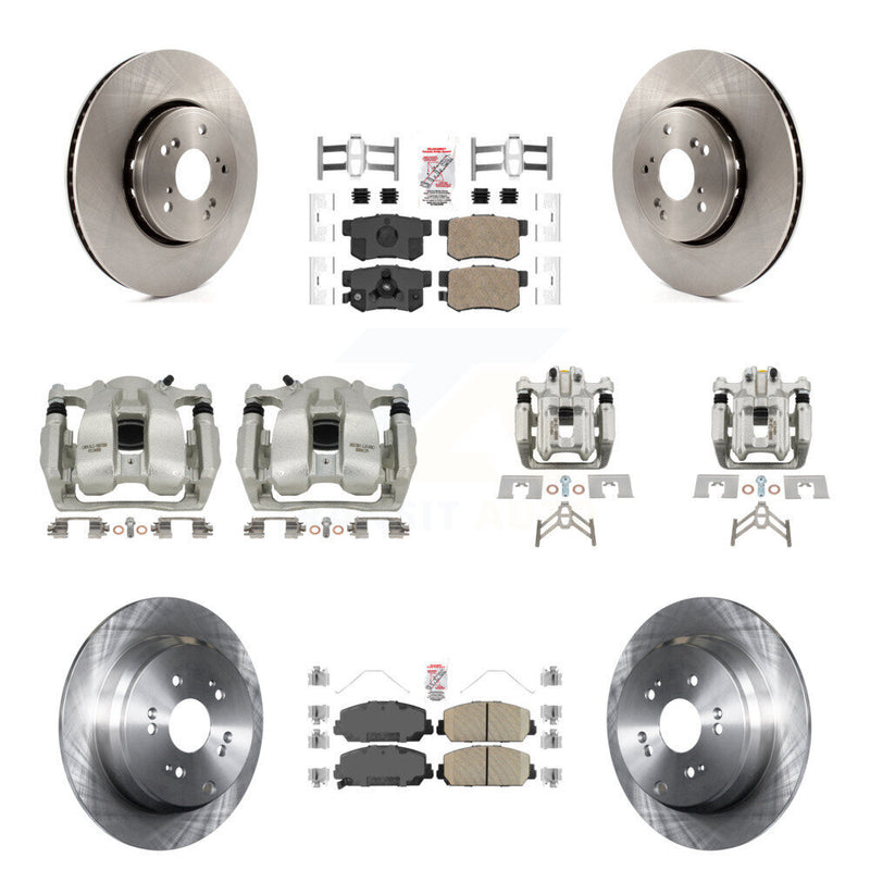 Transit Auto KC8-102833N Disc Brake Kit for 2016-2018 Acura RDX - Front and Rear product image