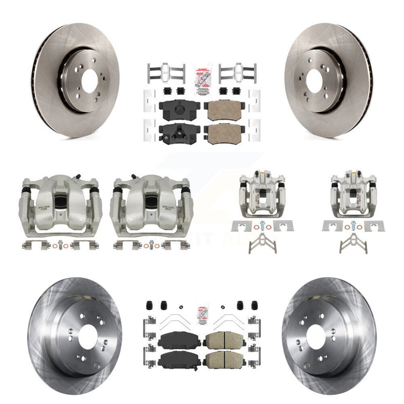 Transit Auto KC8-102834N Disc Brake Kit for 2016-2018 Acura RDX - Front and Rear product image