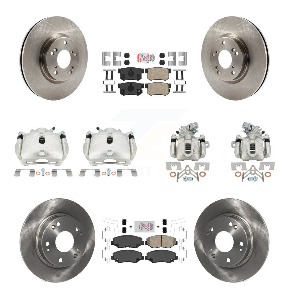 Transit Auto KC8-102840N Disc Brake Kit for 2012-2015 Acura ILX, Honda Civic - Front and Rear product image